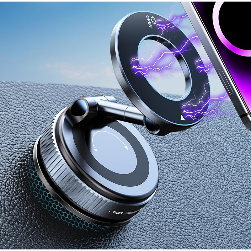 Vacuum Suction Cup Lifter - Supporto Magnetico Pieghevole per Telefono da