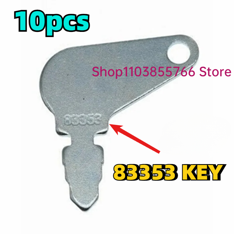 Heavy Equipment In Construction - 10 chiavi 83353 per set di