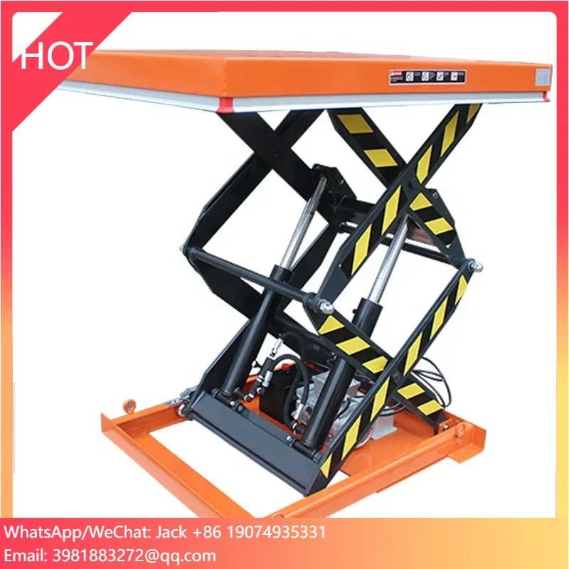 Scissor Lift Table Hydraulic - Carrello Elevatore Idraulico Manuale Compatto, Piattaforma