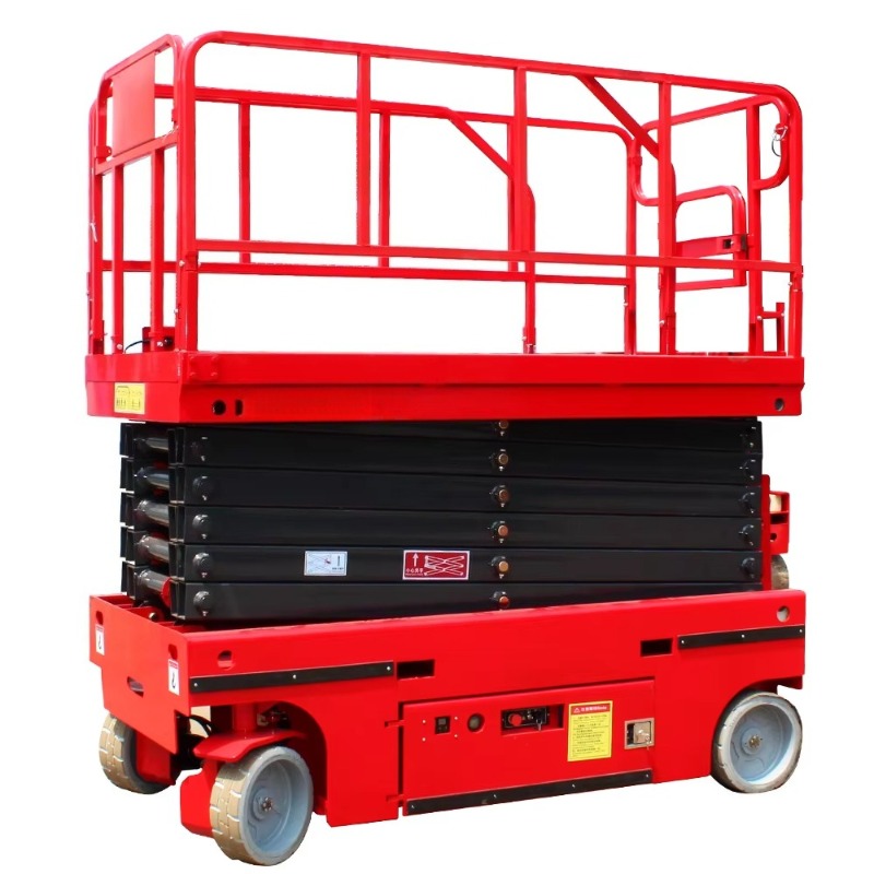 Scissor Lift Table Hydraulic - Piattaforma di Lavoro Aerea Semovente Cingolata