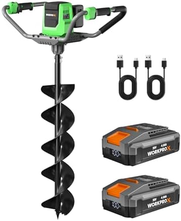 Post Hole Digger - Trivella Elettrica WORKPROX 40V, Trivella da