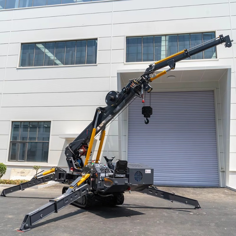 Heavy Equipment Crane - Mini Gru a Ragno Compatta Elettroidraulica
