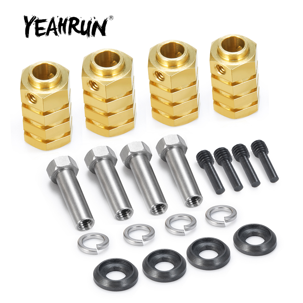 Heavy Equipment Vehicles - YEAHRUN 4 pezzi 15/20mm ottone resistente