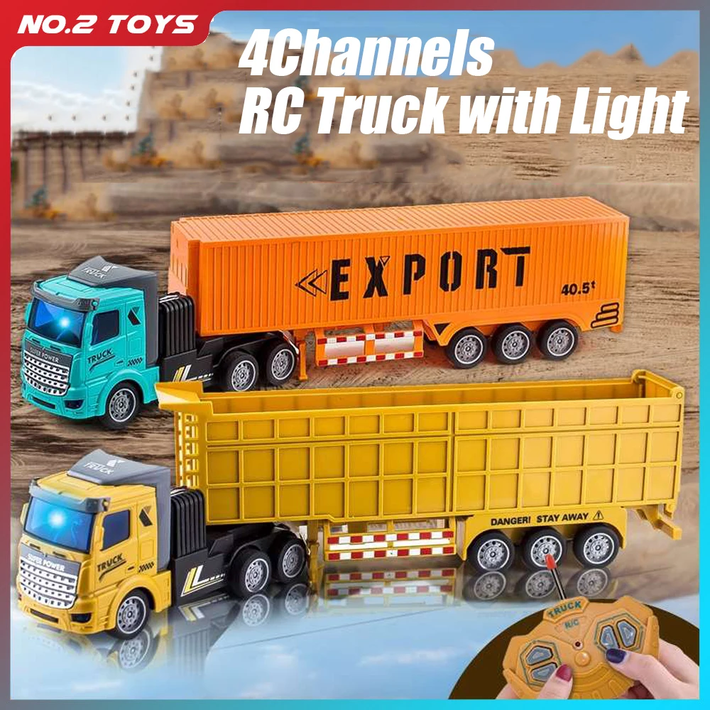 Heavy Equipment Vehicles - 1/48 RC Camion Container Giocattolo Per