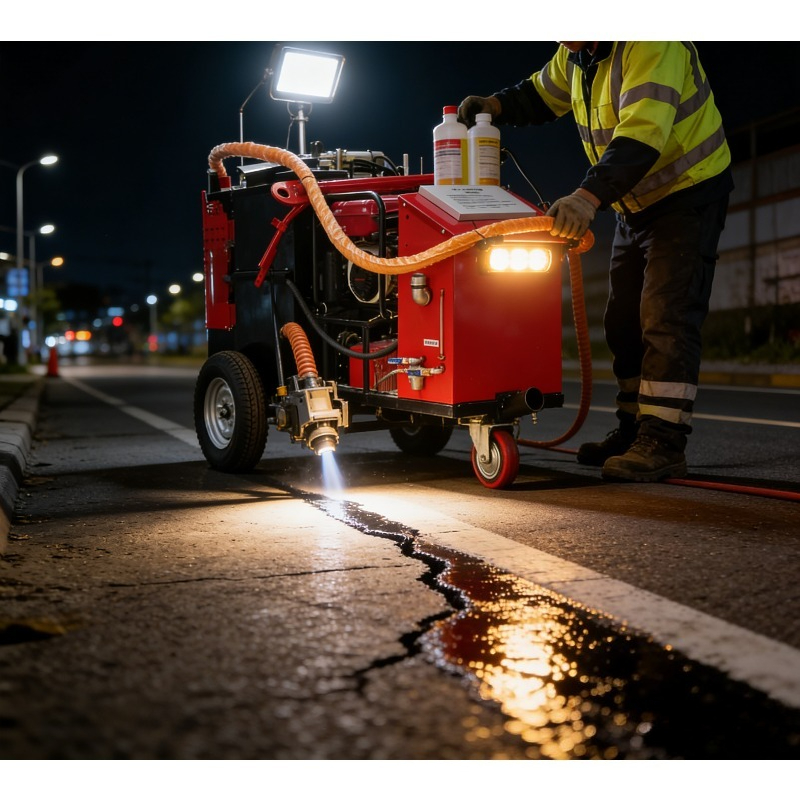 Road Crack Sealing Machine - Macchina Sigillatrice per Crepe Stradali ad
