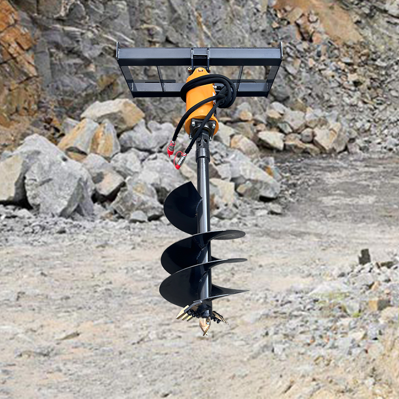 Post Hole Digger - Accessorio per Minipala Gommata: Trivella Efficiente