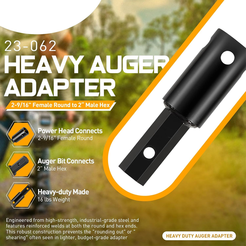 Adattatore per trivella in acc - Post Hole Digger recensione e prezzo