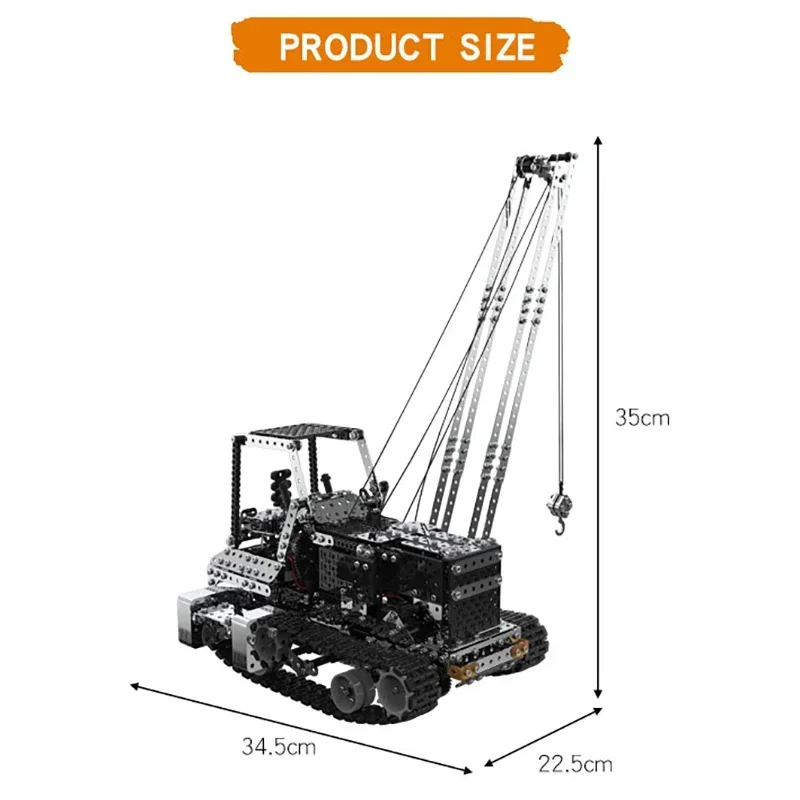 Gru RC in Metallo Fai-da-Te co - Heavy Equipment Vehicles recensione e prezzo