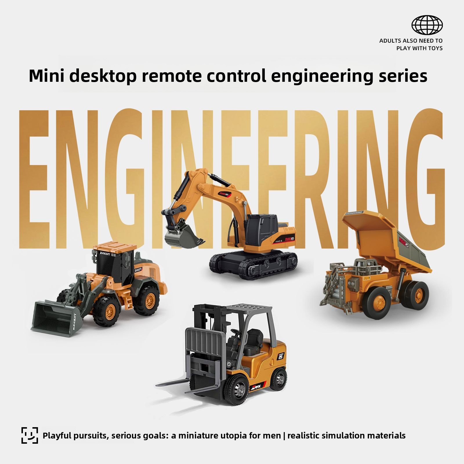 Set di Veicoli RC in Metallo 1 - Heavy Equipment Vehicles recensione e prezzo