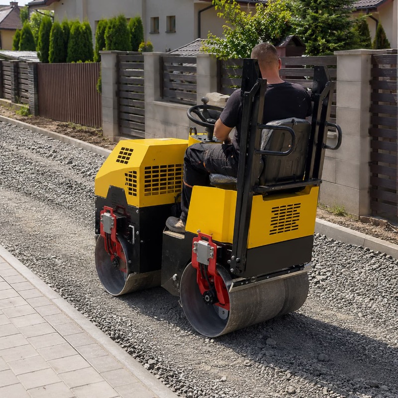 Rullo Compattatore Vibrante a  - Heavy Equipment In Construction recensione e prezzo