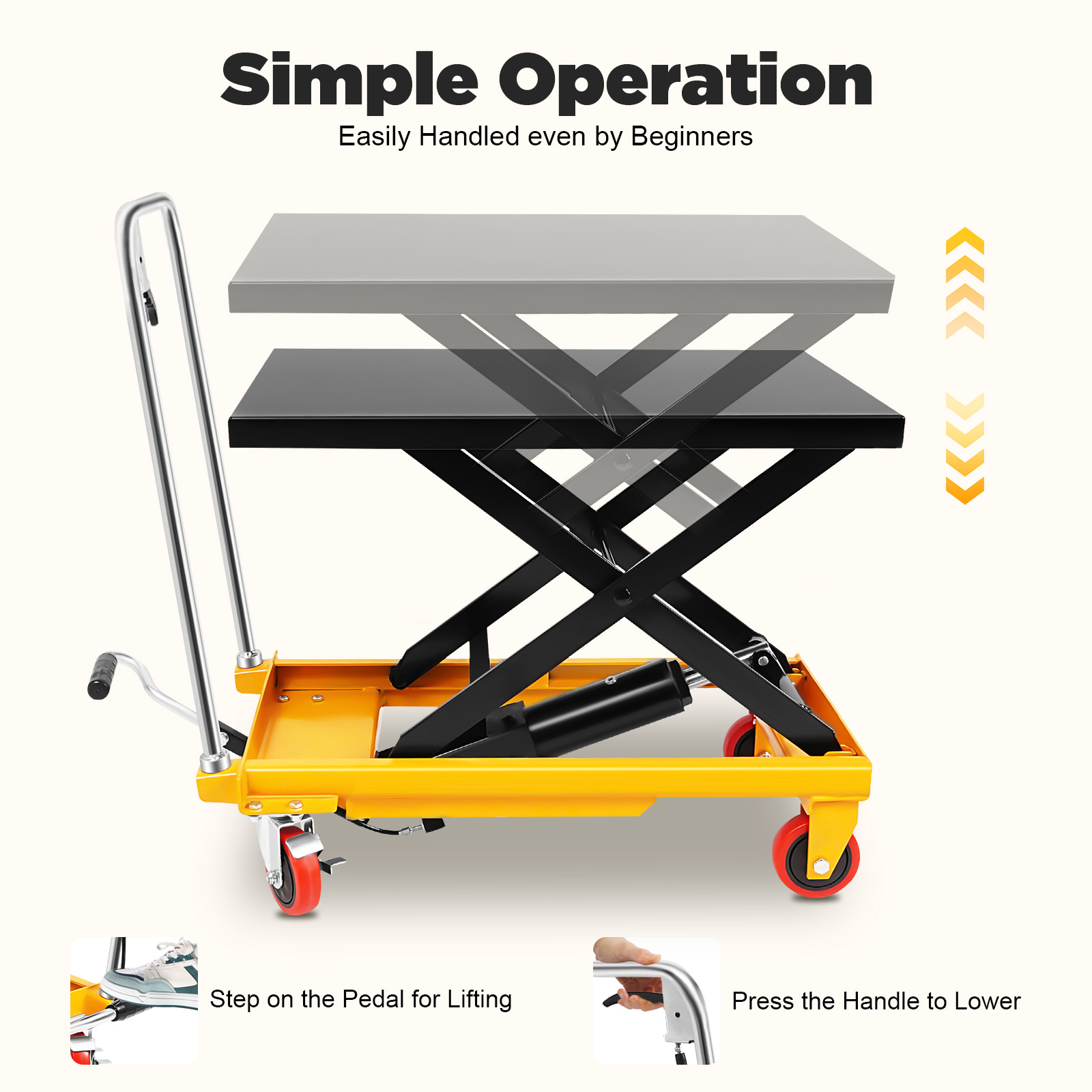 Carrello elevatore idraulico a - Scissor Lift Table Hydraulic recensione e prezzo