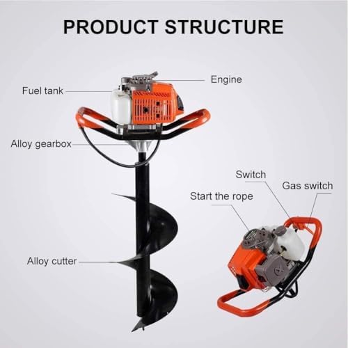Trivella a Benzina 62CC a 2 Te - Post Hole Digger recensione e prezzo