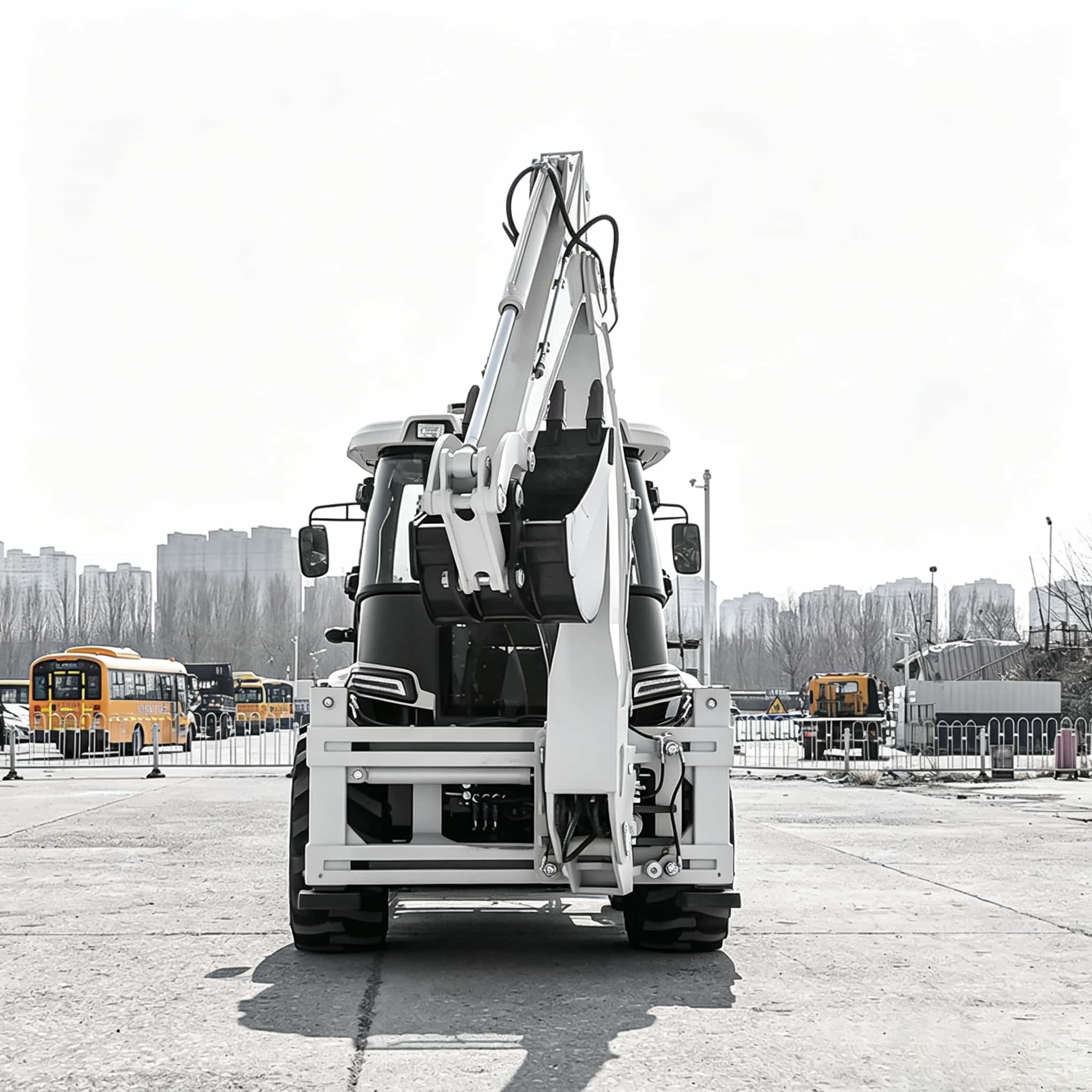 Escavatore con caricatore post - Tractor Backhoe recensione e prezzo