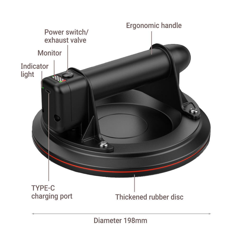 Ventosa Elettrica a Vuoto da 8 - Vacuum Suction Cup Lifter recensione e prezzo