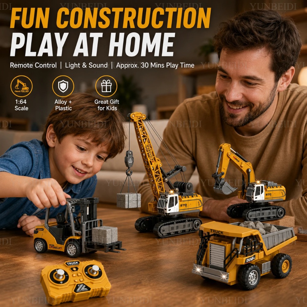 Mini auto telecomandata in leg - Heavy Equipment Crane recensione e prezzo