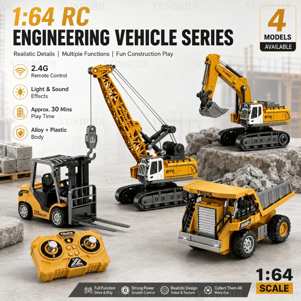 Mini auto telecomandata in leg - Heavy Equipment Crane recensione e prezzo